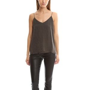 RtA Madeline Leopard Silk Tank—S